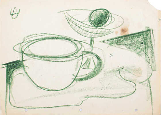 Шварц Шолом Аронович. Композиция с кружкой 